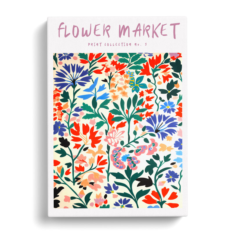 XMKTMKT-275 Flower Market Exhibition Collection No.3 - Wrapped Canvas Print, 50cm H x 35cm W x 3cm D