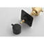 Soupape à très haut débit - Douche en métal coulé 3/4 po, laiton, contrôle de volume de douche noir mat