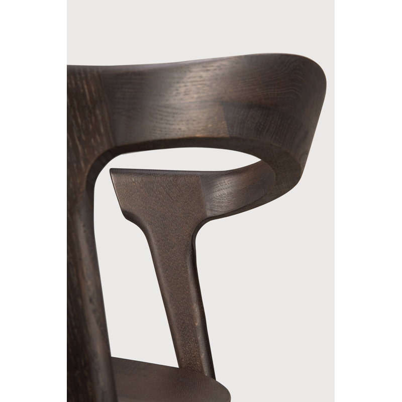 Bok Solid Wood Dining Chair, Oak Brown