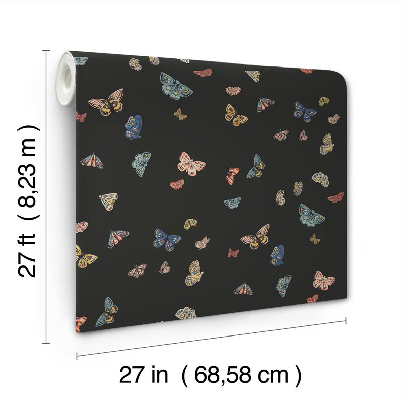Papier peint Butterfly House, Noir