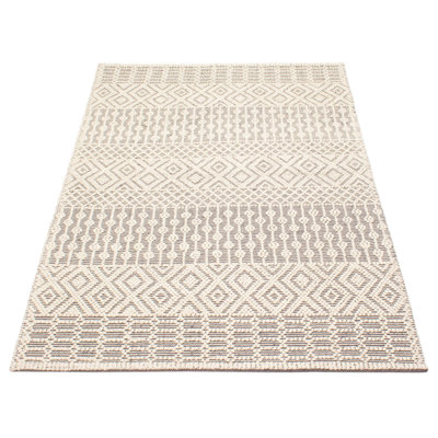 Harriel One-of-a-Kind Rectangle 5'2" X 8' New Age Wool Area Rug