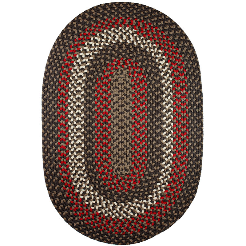 Charlise Synthetic Indoor / Outdoor Rug, Oval 8' x 11'