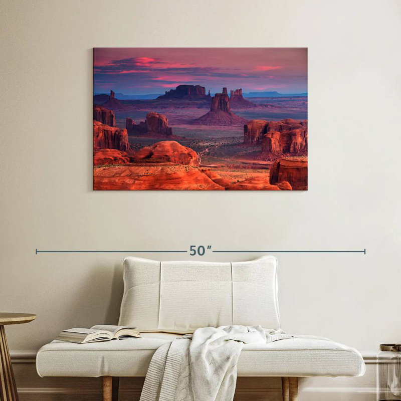 Hannes Monument Valley, paysage désertique, H 26 po x l 39 po