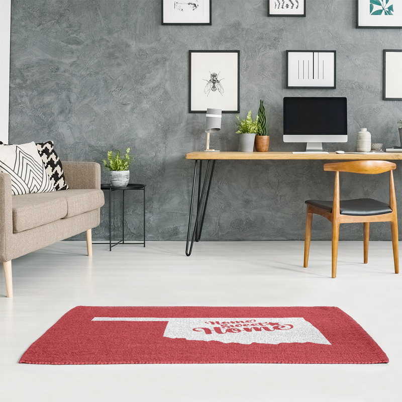Tapis de zone rouge tulsa home, Rectangle 5 pi x 7 pi