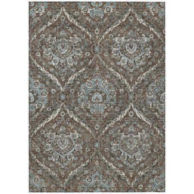 Machine Washable Indoor/Outdoor Chantille ACN2703 Global Rug