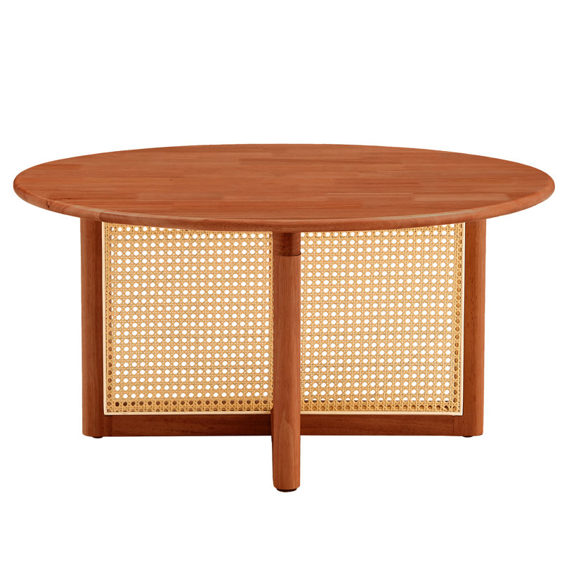Exquisite Red Wood And Coffee Table For A Sophisticated Home Interior Beautiful Wooden With Decor, Creating Stylish