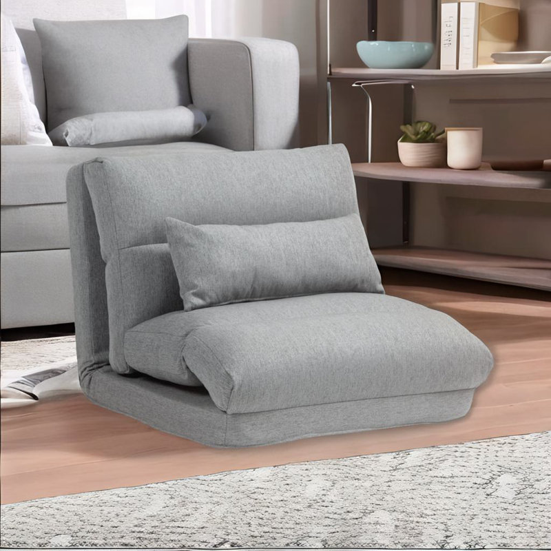 Chaise pliante, Lin gris