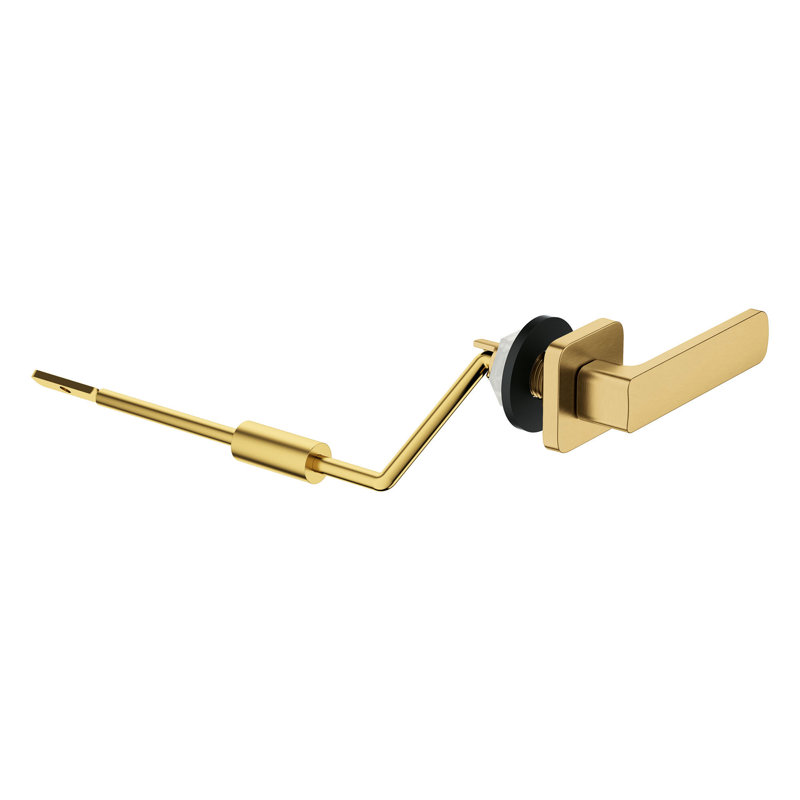 Grohtherm® Right-Hand Trip Lever, Brushed Cool Sunrise