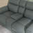 Oslo Dual Power Reclining Love Seat With Console In Sapphire-1393635962