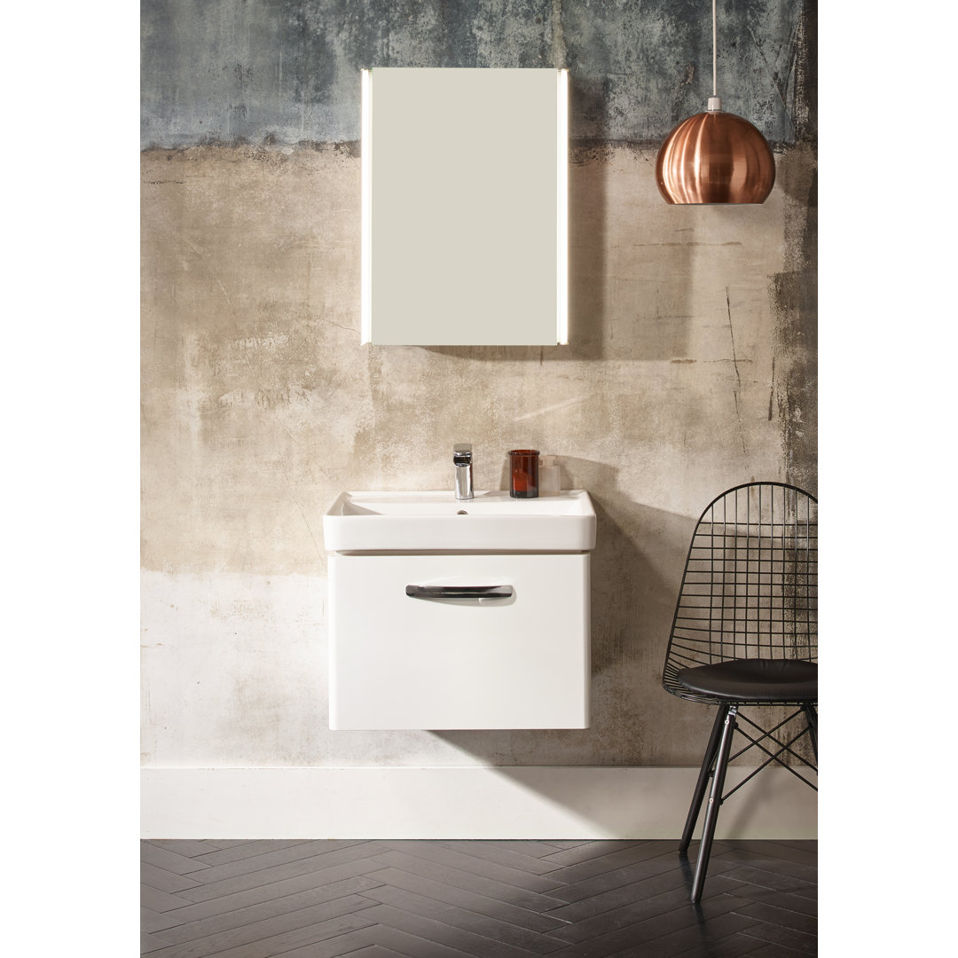 Stride 65Cm W x 78Cm H x 19.5Cm D Wall Mounted Bathroom Cabinet