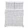 White/Gray Standard Cotton 3 Piece Duvet Cover Set