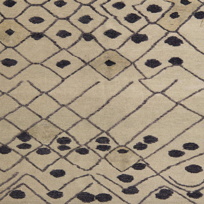 Abstract Indoor Rug, Square 7'