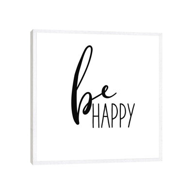 Be Happy - Print on Canvas