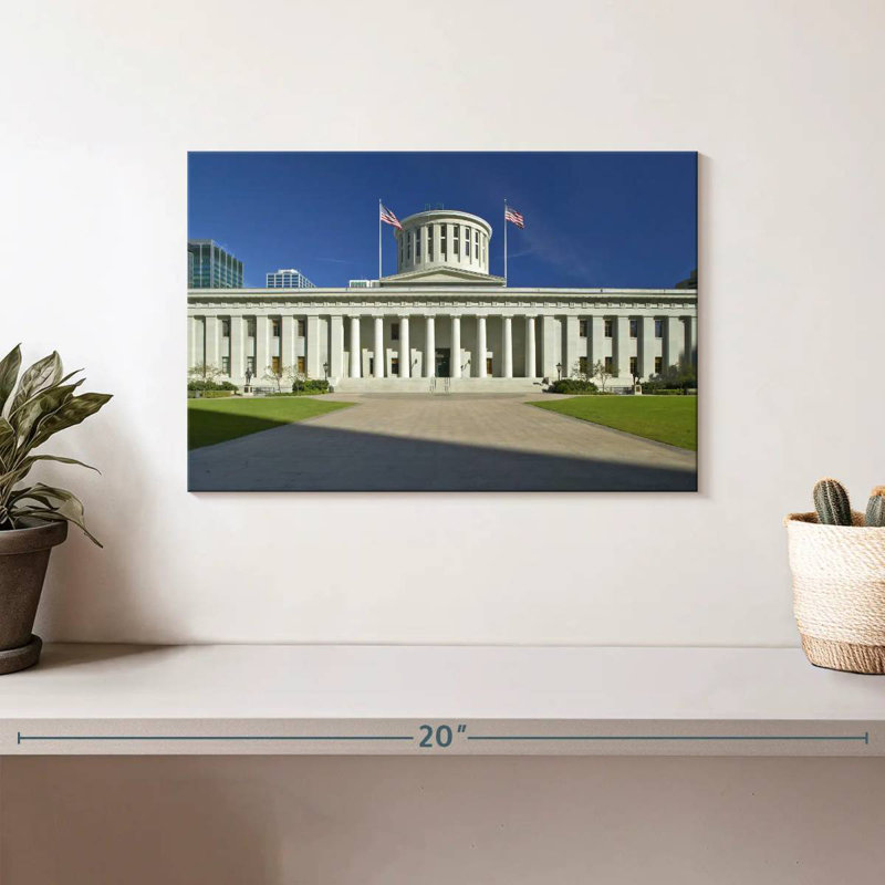 Ohio Statehouse, 8" H x 12" W