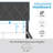 Diamond Linen Upholstered Platform Bed Frame with Adjustable Headboard - Boyd Sleep-227439985-227439989