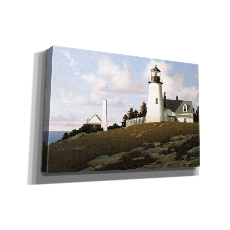 «Lighthouse 2» par Zhen-Huan Lu, art mural sur toile, H 12 po x l 18 po x P 0,75 po