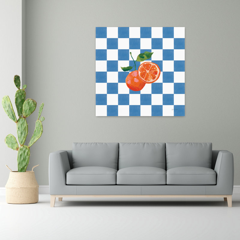 «Summer In Chequers Iii», art contemporain, H 48 po x l 48 po