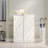 Marble White  Shoe Cabient With Sliding Door Have 6 Layers Can Storage At Least30 Pairs Shoes-2077207392