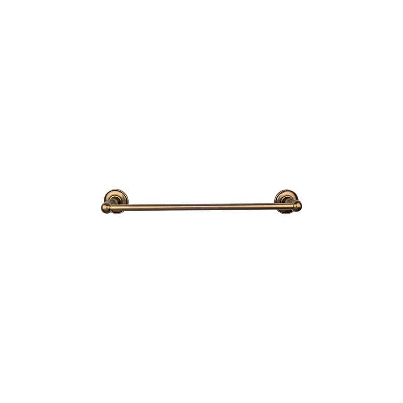 Edwardian Bath Single 20 1/2" Wall Mounted  Towel Bar, German Bronze