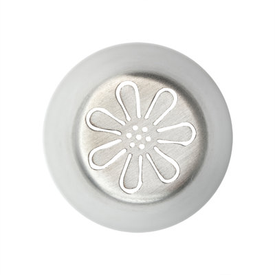 Restaurantware-Russian Piping Tip, 1 Daisy Cake Decor Piping Tip - #2, Corrosion-Resistant, Stainless Steel Decorating Tip For Frosting, Dishwashable, Decorate Cupcakes, Cakes, or Cookies
