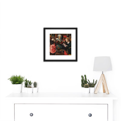Master Lille Adoration Holy Kinship - Single Picture Frame Painting