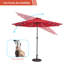 Parasol de marché éclairé 108,00 po Donyu-609550039