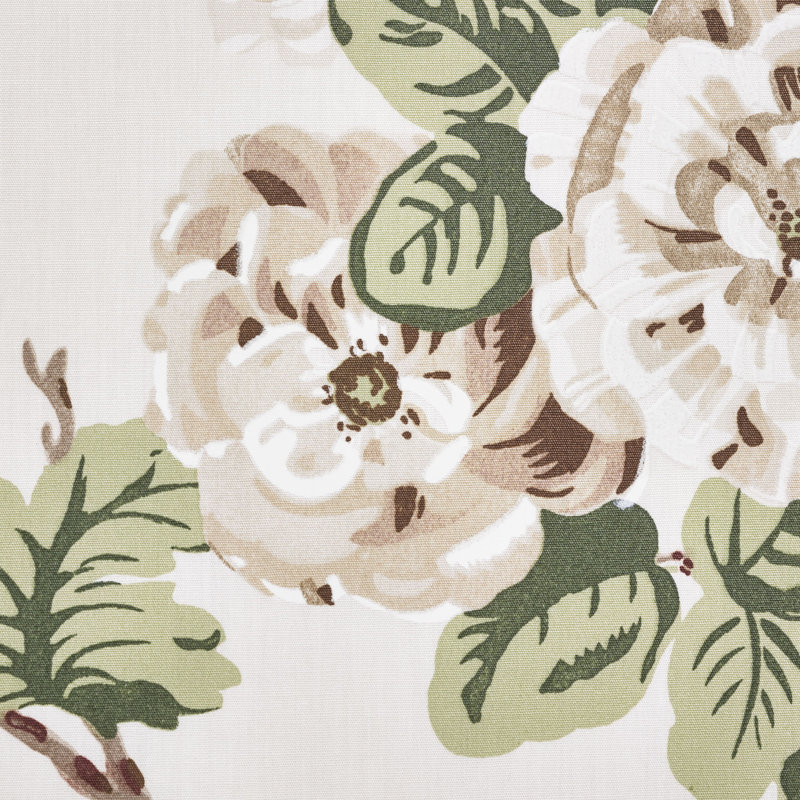Tissu Schumacher x Veere Grenney Betty Chintz, Rose discret