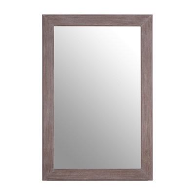 Wine Solid Wood Flat Mirror