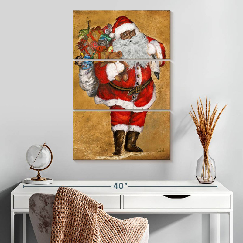 Lelend, cadeaux afro-américains de St. Nick, H 32 po x l 20 po