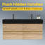 Single Bathroom Vanity with @Solid + Manufactured Top-1476292923-1476292924