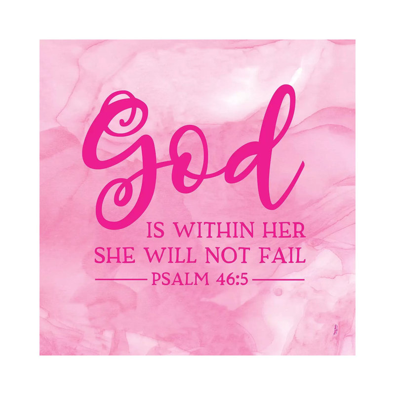 «Girl Inspired - God intérieur» par Tara Reed, reproduction d'art textuel, H 26 po x l 26 po x P 1,5 po, Toile tendue