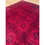 Tapis en laine et coton rouge noué à la main Original
