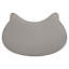 Tapis de litière imperméable pour chat, tête de chat, double couche, facile à nettoyer