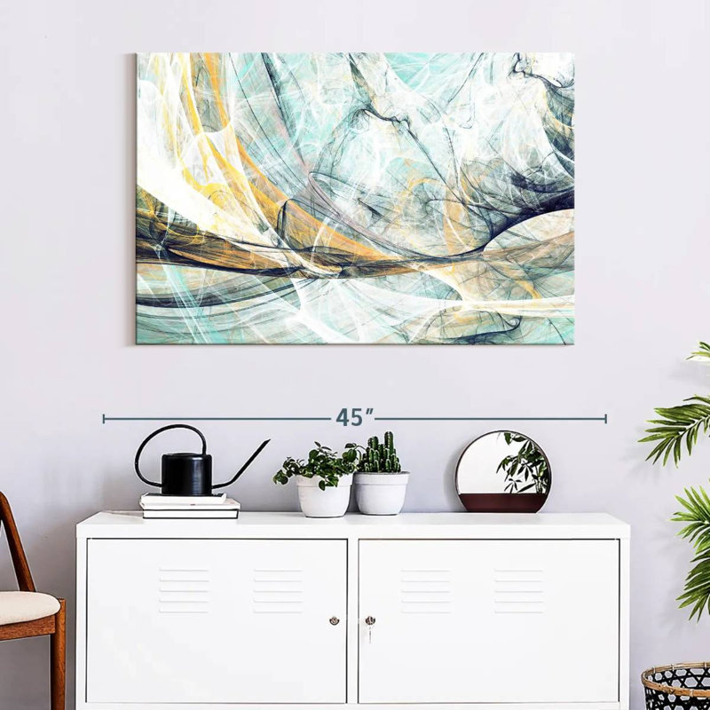 Avery Wispy Dynamic Abstract, 26" H x 39" W