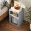 HOMCOM Bedside Table Bedside Cabinet 2 Open Compartments-353307717