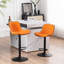 Swivel Bar Stools Modern Leather Upholstered Counter Stools for Kitchen Island, Adjustable Height Stools with Footrest for Home Bar-189897539