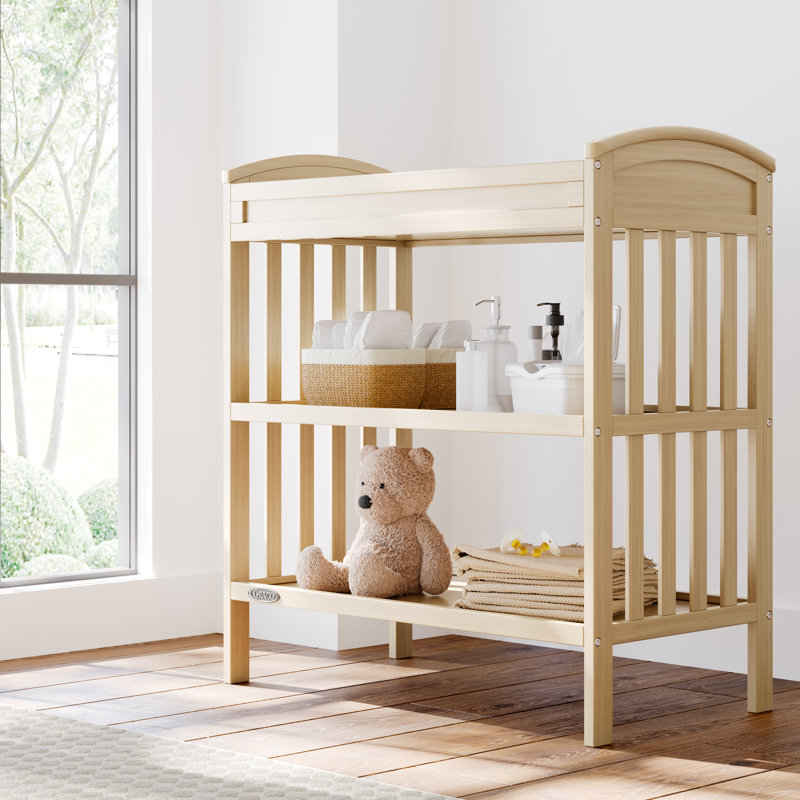 Benton Changing Table With Pad, Driftwood