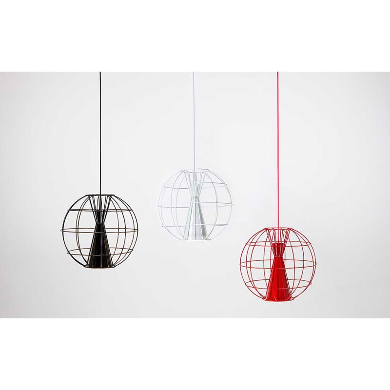 Latitude 1 - Light LED Pendant, Red