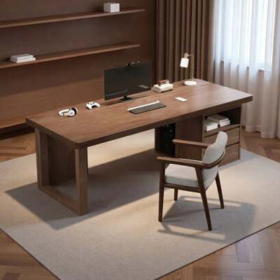 Bureau rétro et minimaliste