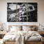 Muscle Car Engine, reproduction sur toile-1516922949
