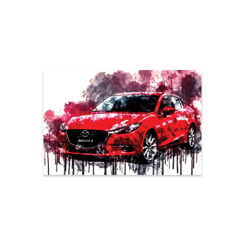" 2017 Mazda Vehicle CLVII " by Sissy Angelastro