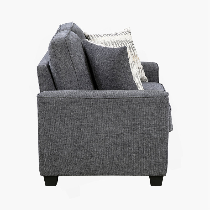 Ensemble de canapés contemporains 3 pièces Taupe, taupe Chenille