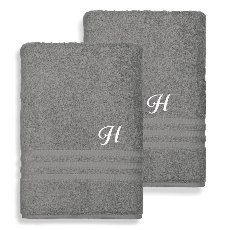 Denzi Midweight Bath Sheet, O, Dark Gray