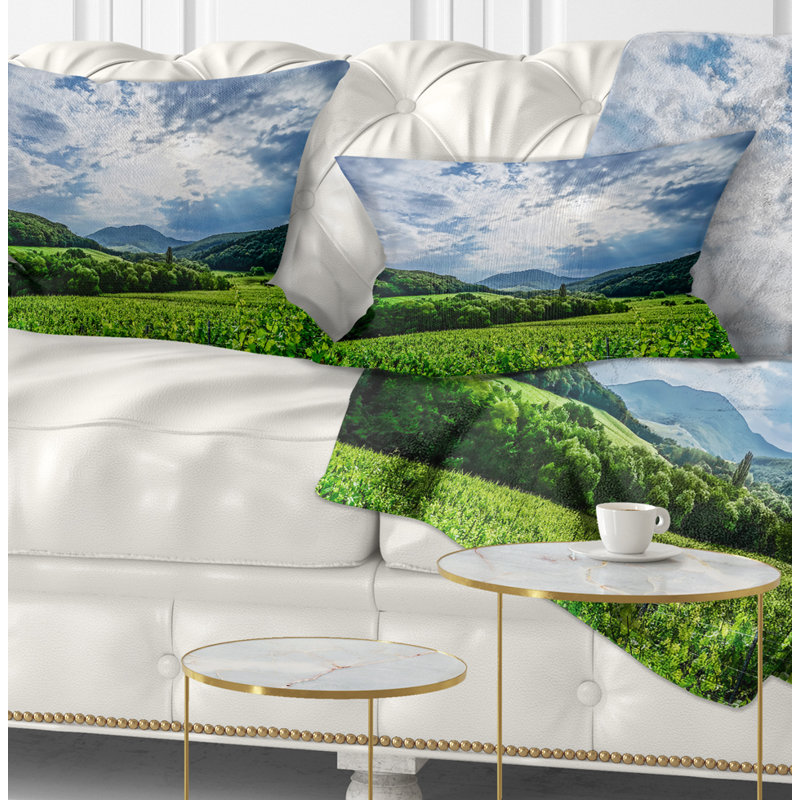 Coussin lombaire imprimé imprimé orage
