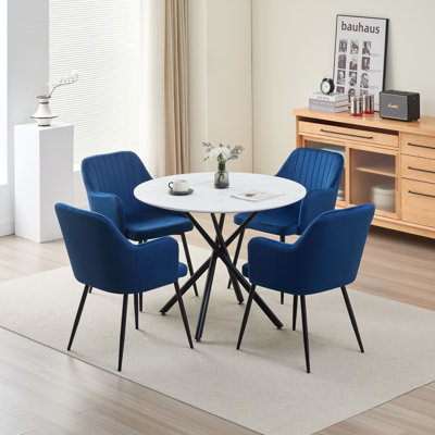 4 - Person Concrete Dining Set