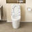 One-Piece Toilet Ceramic Dual Flush 1.24/1.6 GPF Elongated Toilet with Soft Close Seat-125361113