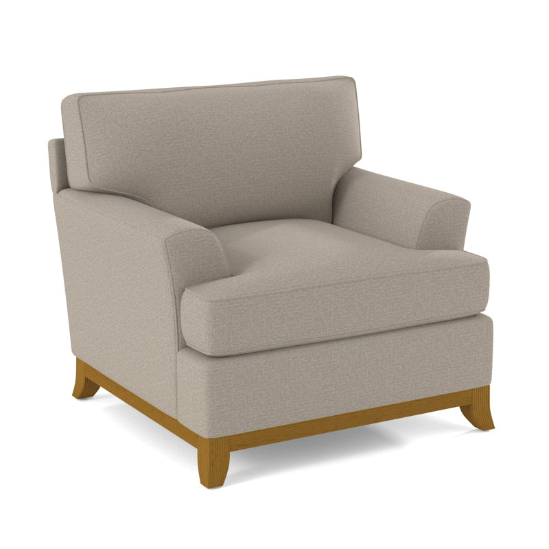 Oaks Way Armchair, Beige Performance Fabric; 0851-73, Sea Glass