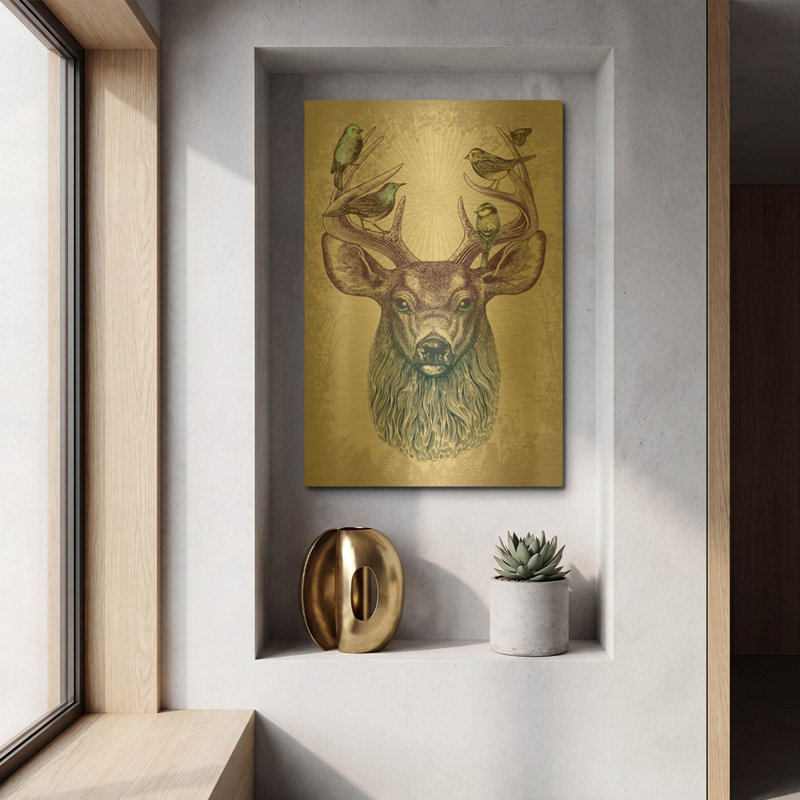" Magic Buck " by Rachel Caldwell, 12"x16"