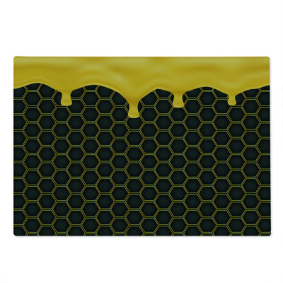 East Urban Home Glass Honey Cutting Board