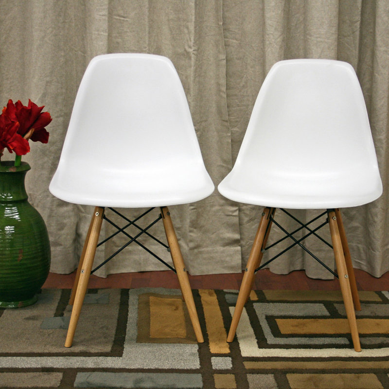 Chaise d'appoint Haynie, Blanc